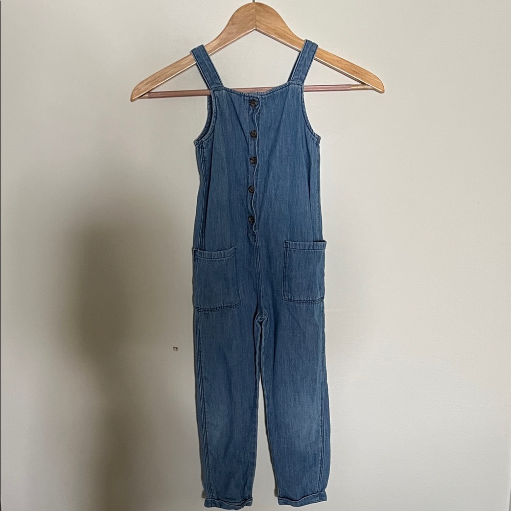 Old Navy Girls Blue Overalls